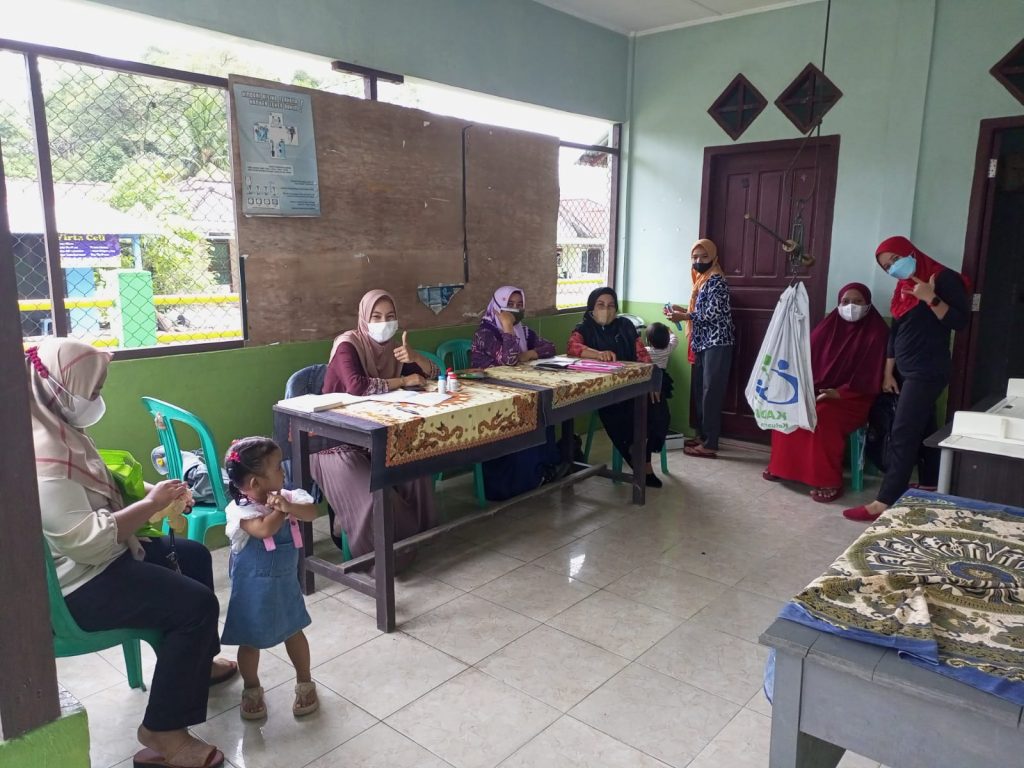 KEGIATAN POSYANDU ASTER ( DESA AIR GANTANG )